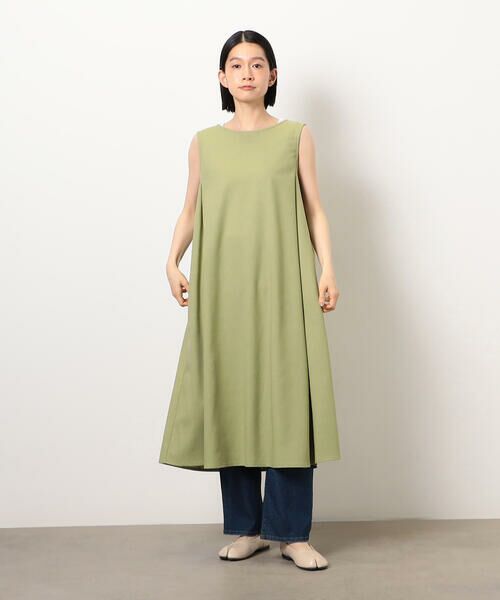 COMME CA ISM / コムサイズム ロング・マキシ丈ワンピース | デイリーリラックス ノースリーブワンピース ナチュラル | 詳細23