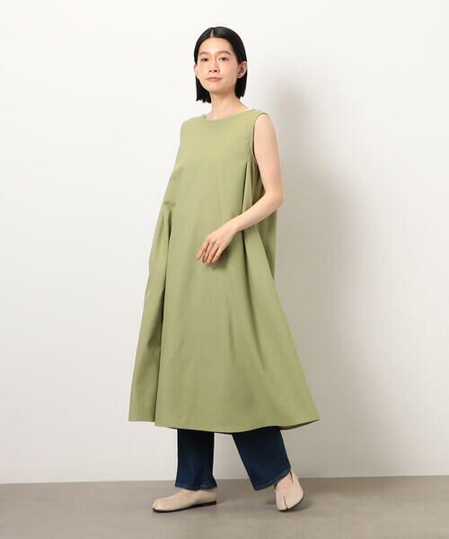 COMME CA ISM / コムサイズム ロング・マキシ丈ワンピース | デイリーリラックス ノースリーブワンピース ナチュラル | 詳細24