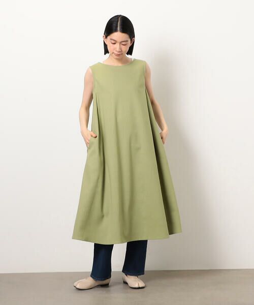 COMME CA ISM / コムサイズム ロング・マキシ丈ワンピース | デイリーリラックス ノースリーブワンピース ナチュラル | 詳細25