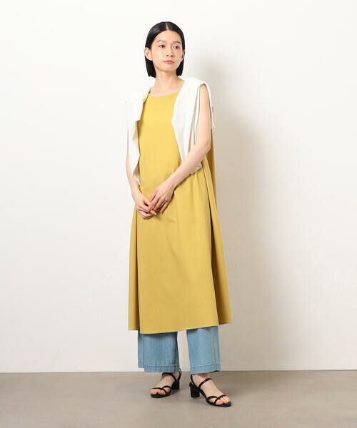 COMME CA ISM / コムサイズム ロング・マキシ丈ワンピース | デイリーリラックス ノースリーブワンピース ナチュラル | 詳細26