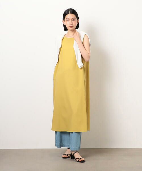COMME CA ISM / コムサイズム ロング・マキシ丈ワンピース | デイリーリラックス ノースリーブワンピース ナチュラル | 詳細27