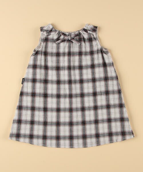 COMME CA ISM / コムサイズム ベビー・キッズグッズ | ワッシャーチェック 2WAYワンピース(ベビーサイズ) | 詳細1