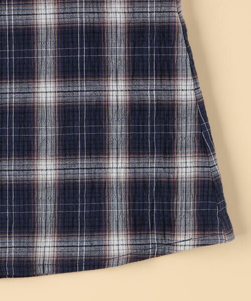 COMME CA ISM / コムサイズム ベビー・キッズグッズ | ワッシャーチェック 2WAYワンピース(ベビーサイズ) | 詳細6