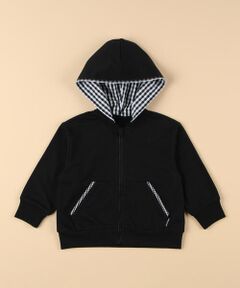 COMME CA ISM / コムサイズム ベビー・キッズグッズ | ギンガムチェック使い パーカー