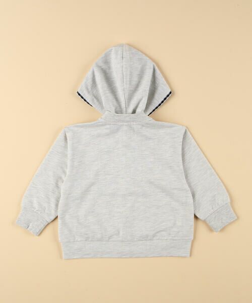 COMME CA ISM / コムサイズム ベビー・キッズグッズ | ギンガムチェック使い パーカー | 詳細2