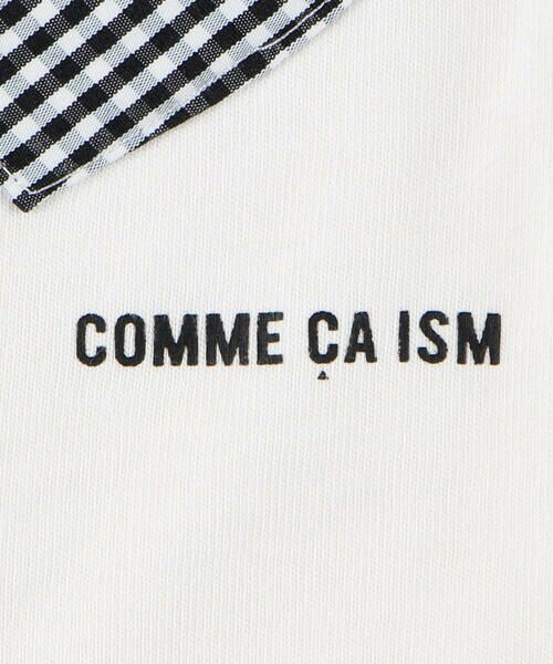 COMME CA ISM / コムサイズム ベビー・キッズグッズ | ギンガムチェック おしりパッチロゴ ツーウェイオール | 詳細8