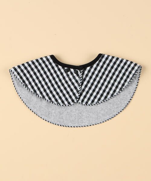 COMME CA ISM / コムサイズム ベビー・キッズグッズ | 【リバーシブル】ギンガムチェック＆パイル スタイ | 詳細1