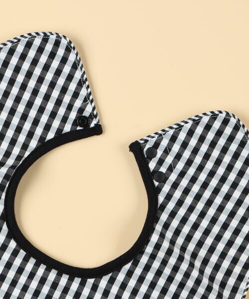 COMME CA ISM / コムサイズム ベビー・キッズグッズ | 【リバーシブル】ギンガムチェック＆パイル スタイ | 詳細4