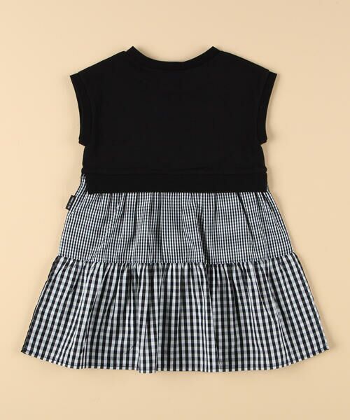 COMME CA ISM / コムサイズム ベビー・キッズグッズ | ギンガムチェック フレンチスリーブ ワンピース(ベビーサイズ) | 詳細1