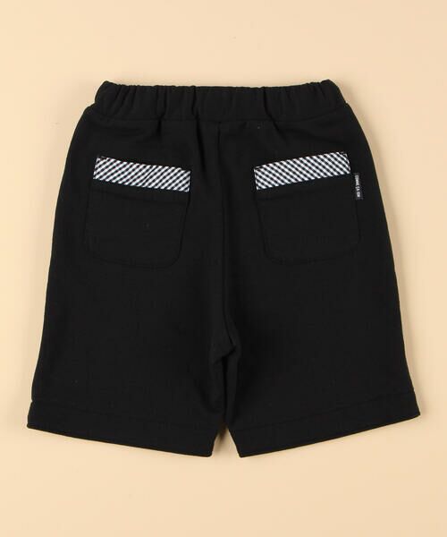 COMME CA ISM / コムサイズム ベビー・キッズグッズ | ギンガムチェック使い インレイハーフパンツ | 詳細1