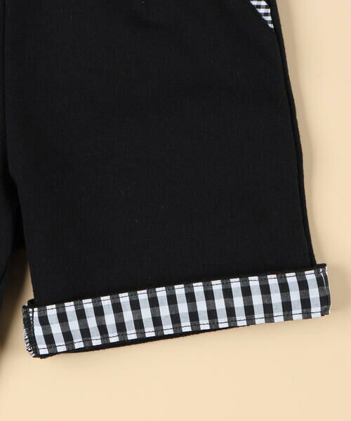 COMME CA ISM / コムサイズム ベビー・キッズグッズ | ギンガムチェック使い インレイハーフパンツ | 詳細6