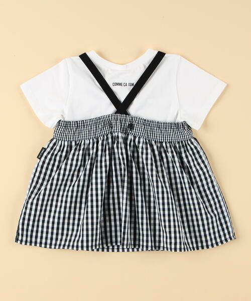 COMME CA ISM / コムサイズム ベビー・キッズグッズ | ギンガムチェック キャミソール＆Tシャツセット(ベビーサイズ) | 詳細1