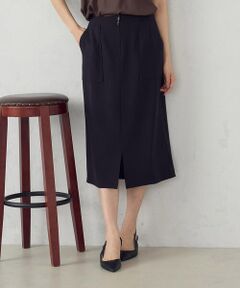 COMME CA ISM / コムサイズム ミニ・ひざ丈スカート | ポリエステルドライツイル　タイトスカート