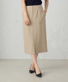 COMME CA ISM / コムサイズム ミニ・ひざ丈スカート | ポリエステルドライツイル　タイトスカート