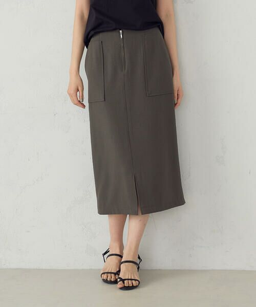 COMME CA ISM / コムサイズム ミニ・ひざ丈スカート | ポリエステルドライツイル　タイトスカート | 詳細18