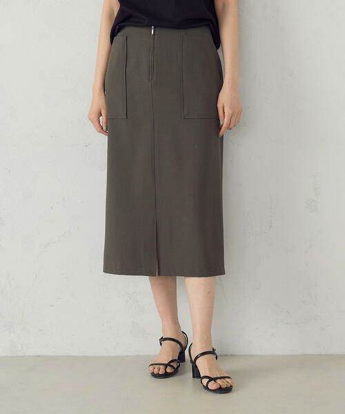 COMME CA ISM / コムサイズム ミニ・ひざ丈スカート | ポリエステルドライツイル　タイトスカート | 詳細19