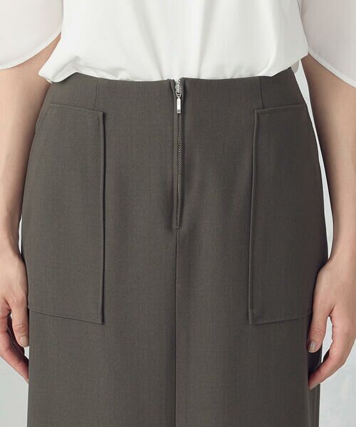 COMME CA ISM / コムサイズム ミニ・ひざ丈スカート | ポリエステルドライツイル　タイトスカート | 詳細23