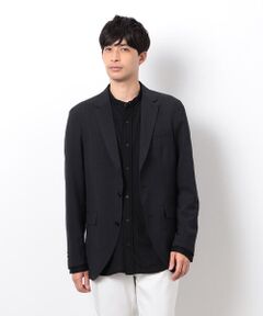 COMME CA ISM / コムサイズム テーラードジャケット | 【セットアップ対応】リネンライク ポリエステル ジャケット