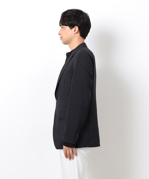 COMME CA ISM / コムサイズム テーラードジャケット | 【セットアップ対応】リネンライク ポリエステル ジャケット | 詳細7