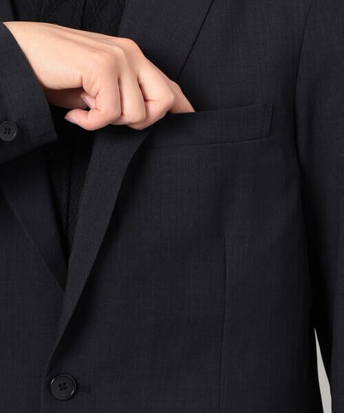 COMME CA ISM / コムサイズム テーラードジャケット | 【セットアップ対応】リネンライク ポリエステル ジャケット | 詳細10
