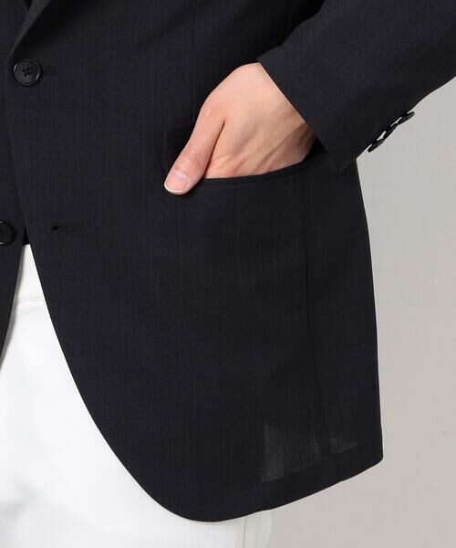 COMME CA ISM / コムサイズム テーラードジャケット | 【セットアップ対応】リネンライク ポリエステル ジャケット | 詳細12