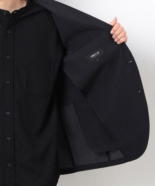 COMME CA ISM / コムサイズム テーラードジャケット | 【セットアップ対応】リネンライク ポリエステル ジャケット | 詳細14