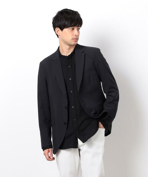COMME CA ISM / コムサイズム テーラードジャケット | 【セットアップ対応】リネンライク ポリエステル ジャケット | 詳細3