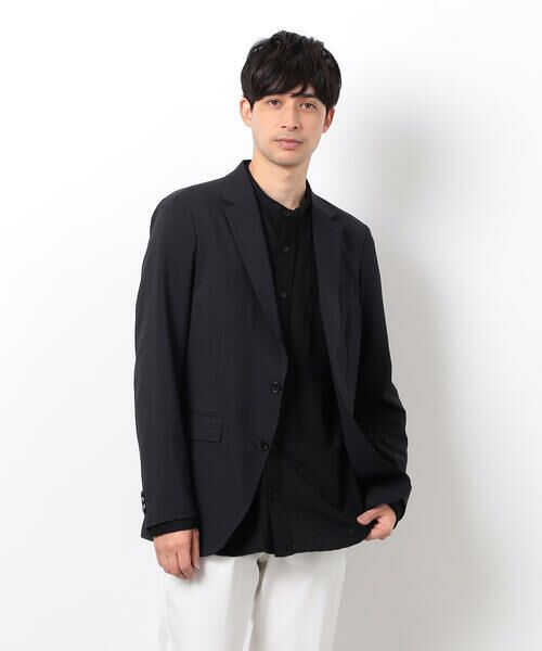 COMME CA ISM / コムサイズム テーラードジャケット | 【セットアップ対応】リネンライク ポリエステル ジャケット | 詳細4