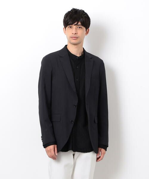 COMME CA ISM / コムサイズム テーラードジャケット | 【セットアップ対応】リネンライク ポリエステル ジャケット | 詳細5