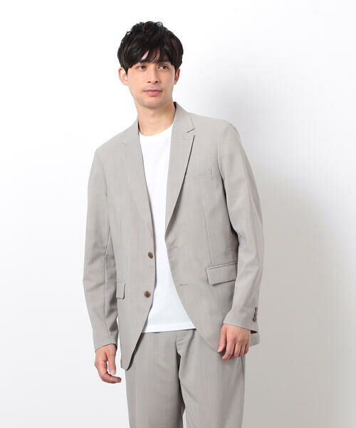 COMME CA ISM / コムサイズム テーラードジャケット | 【セットアップ対応】リネンライク ポリエステル ジャケット | 詳細18