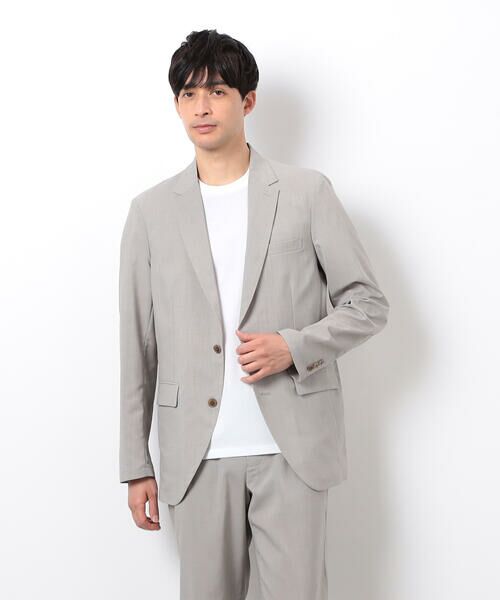 COMME CA ISM / コムサイズム テーラードジャケット | 【セットアップ対応】リネンライク ポリエステル ジャケット | 詳細19