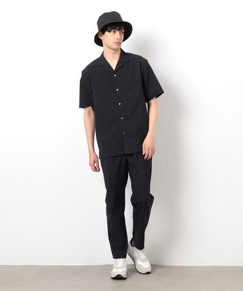 COMME CA ISM / コムサイズム シャツ・ブラウス | 【セットアップ対応】リネンライク ポリエステル オープンカラーシャツ | 詳細3