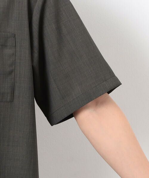 COMME CA ISM / コムサイズム シャツ・ブラウス | 【セットアップ対応】リネンライク ポリエステル オープンカラーシャツ | 詳細20