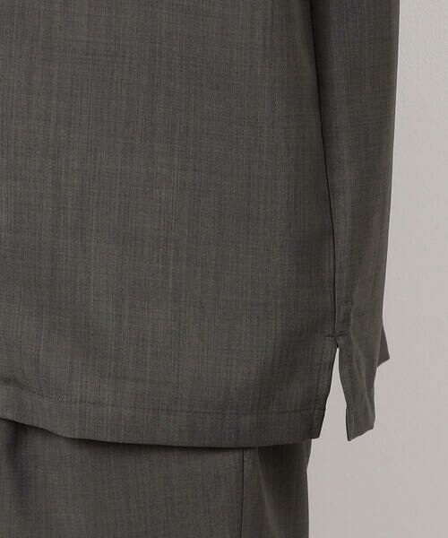 COMME CA ISM / コムサイズム シャツ・ブラウス | 【セットアップ対応】リネンライク ポリエステル オープンカラーシャツ | 詳細21
