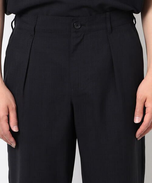 COMME CA ISM / コムサイズム その他パンツ | 【セットアップ対応】リネンライク ポリエステル テーパードパンツ | 詳細8