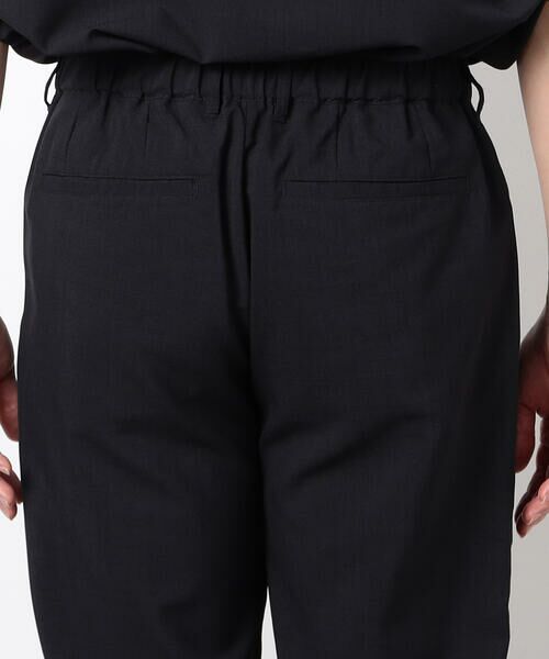 COMME CA ISM / コムサイズム その他パンツ | 【セットアップ対応】リネンライク ポリエステル テーパードパンツ | 詳細9