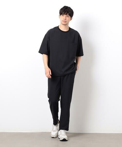 COMME CA ISM / コムサイズム その他パンツ | 【セットアップ対応】リネンライク ポリエステル テーパードパンツ | 詳細2