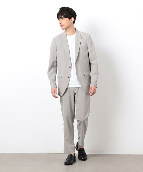 COMME CA ISM / コムサイズム その他パンツ | 【セットアップ対応】リネンライク ポリエステル テーパードパンツ | 詳細13