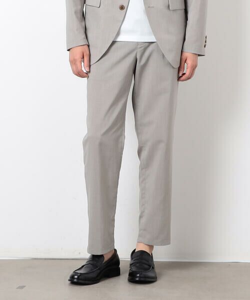 COMME CA ISM / コムサイズム その他パンツ | 【セットアップ対応】リネンライク ポリエステル テーパードパンツ | 詳細15