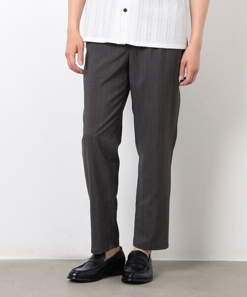 COMME CA ISM / コムサイズム その他パンツ | 【セットアップ対応】リネンライク ポリエステル テーパードパンツ | 詳細19