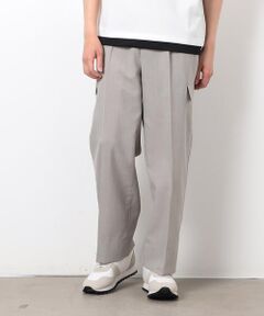 COMME CA ISM / コムサイズム カーゴパンツ | 【セットアップ対応】リネンライク ポリエステル リラックス ワイドカーゴパンツ