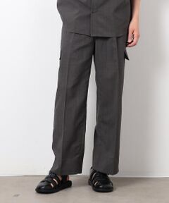 本物コムサイズムCOMMECAISMリネン麻コットンジップ半袖シャツメンズL COMME CA ISM ⁄ コムサイズム （メンズ）（条件：リネン 麻