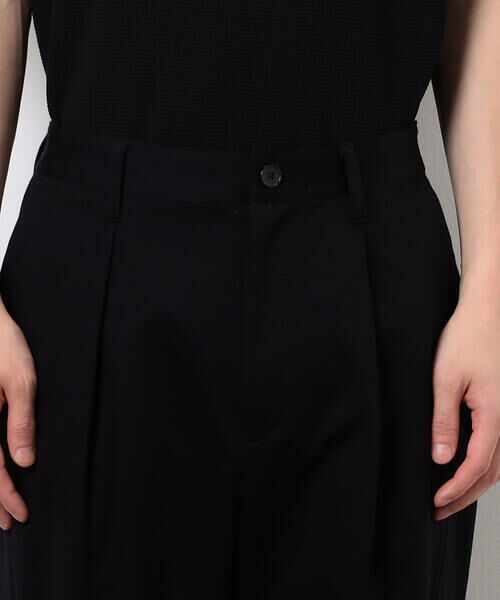 COMME CA ISM / コムサイズム スラックス・ドレスパンツ | MADE IN JAPAN カネマサ莫大小(株)× COMME CA ISM テーパードパンツ | 詳細12