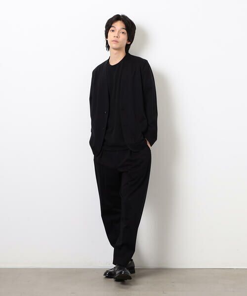 COMME CA ISM / コムサイズム スラックス・ドレスパンツ | MADE IN JAPAN カネマサ莫大小(株)× COMME CA ISM テーパードパンツ | 詳細4