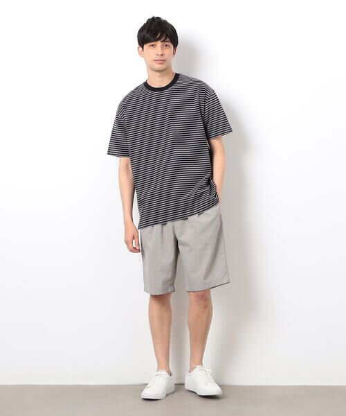 COMME CA ISM / コムサイズム ショート・ハーフ・半端丈パンツ | 【セットアップ対応】リネンライク ポリエステル ショートパンツ | 詳細9