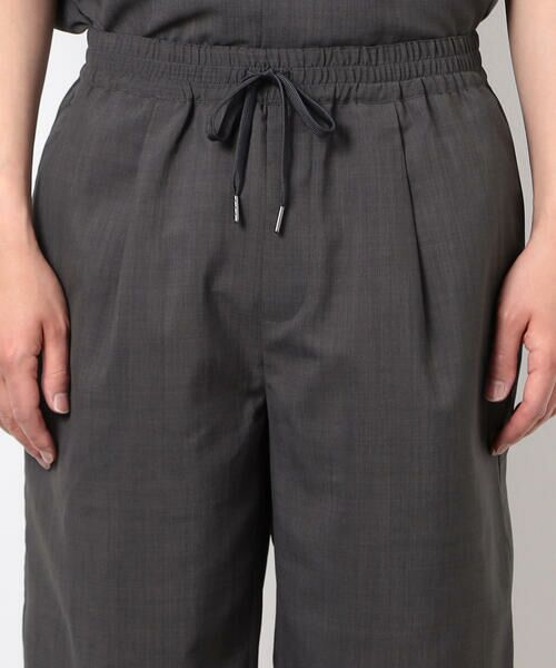 COMME CA ISM / コムサイズム ショート・ハーフ・半端丈パンツ | 【セットアップ対応】リネンライク ポリエステル ショートパンツ | 詳細18