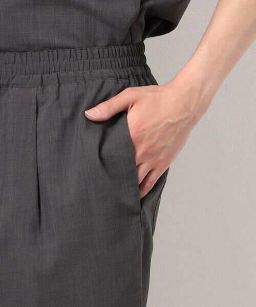 COMME CA ISM / コムサイズム ショート・ハーフ・半端丈パンツ | 【セットアップ対応】リネンライク ポリエステル ショートパンツ | 詳細20