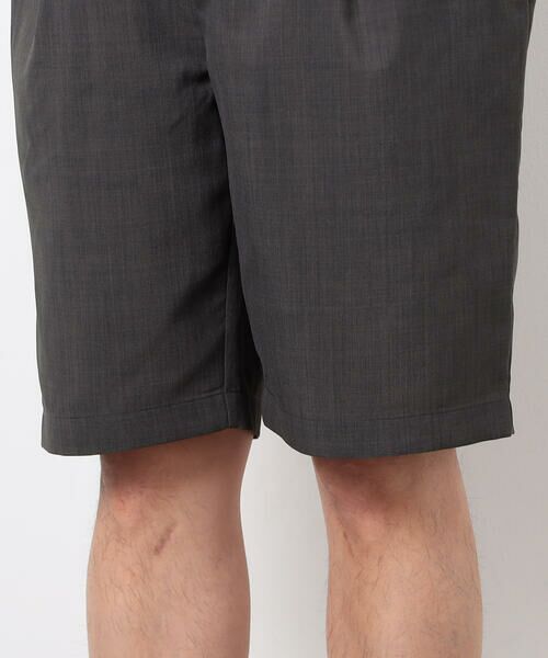 COMME CA ISM / コムサイズム ショート・ハーフ・半端丈パンツ | 【セットアップ対応】リネンライク ポリエステル ショートパンツ | 詳細21