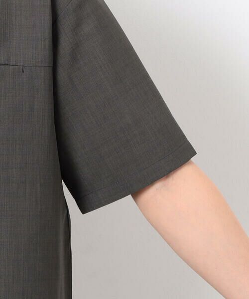 COMME CA ISM / コムサイズム Tシャツ | 【セットアップ対応】リネンライク ポリエステル 布帛Ｔシャツ | 詳細22