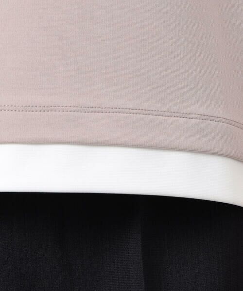 COMME CA ISM / コムサイズム Tシャツ | 半袖 フェイクレイヤード クルーネックＴシャツ | 詳細20